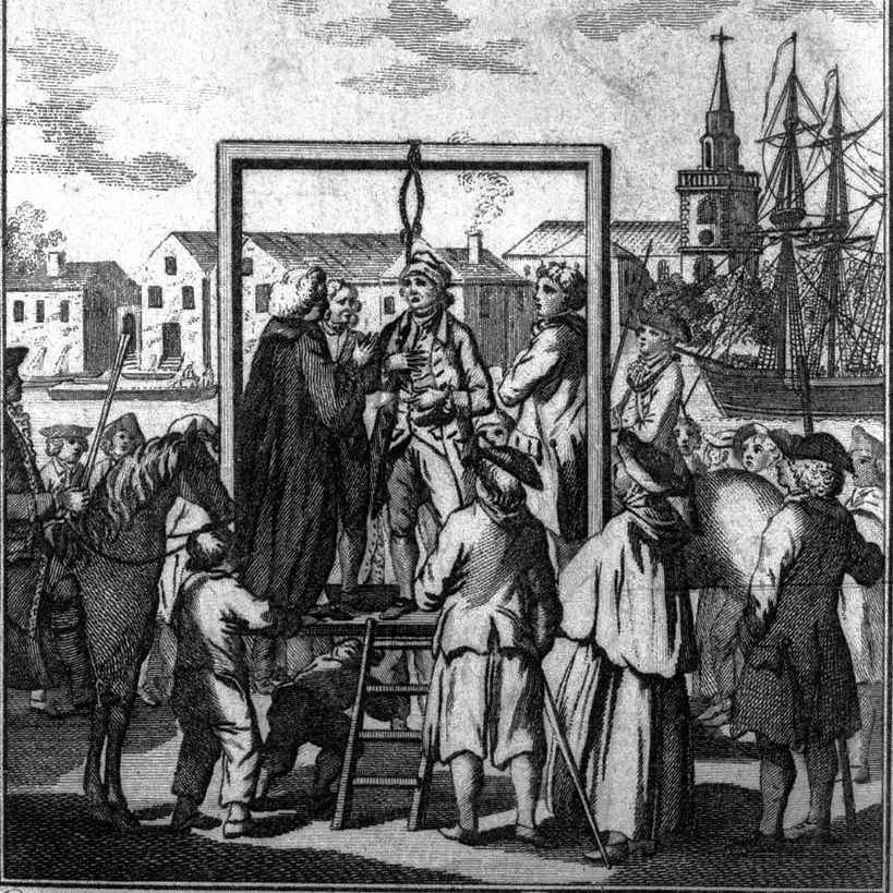 A Pirate hanged at Execution Dock